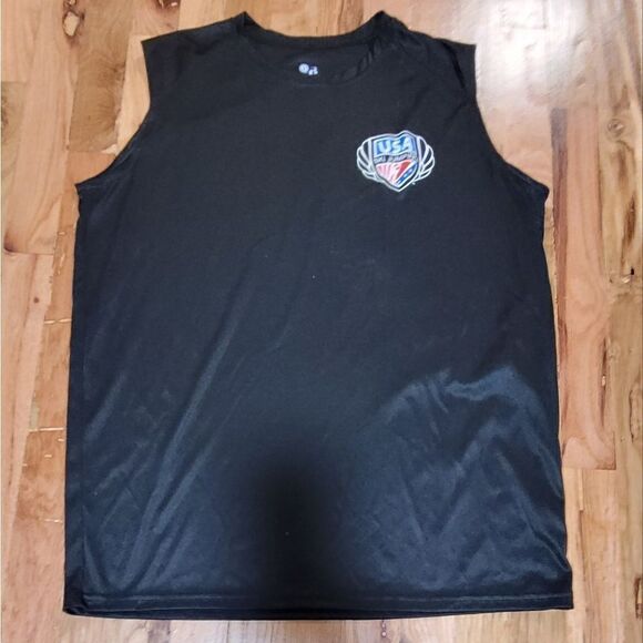 USA Ski Jumping Alpine Clinic Sleeveless Athletic Wickaway Top Large - Picture 1 of 5
